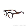 Fabrikpreis Luxus große Objektive Vollking -Acetat -Brille für Unisex